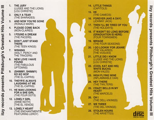 Various : Pittsburgh's Greatest Hits Volume III (CD, Comp)
