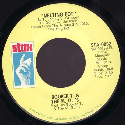 Booker T & The MG's : Melting Pot / Kinda Easy Like (7", Single, PL )