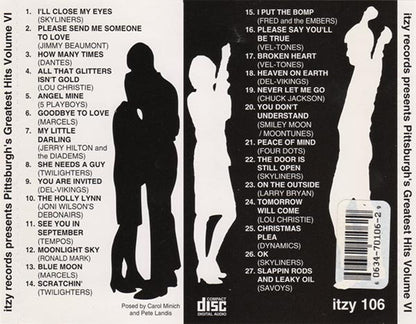 Various : Pittsburgh's Greatest Hits Volume VI (CD, Comp)
