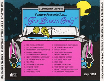 Various : Pittsburgh's Favorite Oldies "For Lovers Only" (CD, Comp)