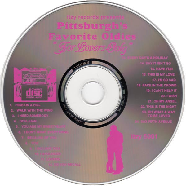 Various : Pittsburgh's Favorite Oldies "For Lovers Only" (CD, Comp)