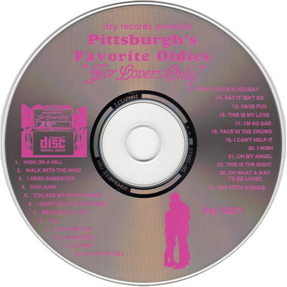 Various : Pittsburgh's Favorite Oldies "For Lovers Only" (CD, Comp)