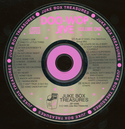 Various : Doo Wop Jive Volume One (CD, Comp)