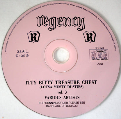 Various :  Itty Bitty Treasure Chest Volume 3 Lotsa Musty Dusties (CD, Comp)