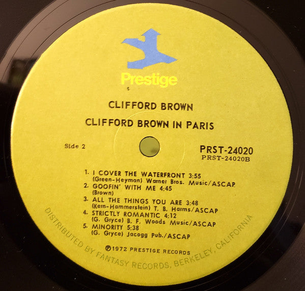 Clifford Brown : Clifford Brown In Paris (2xLP, Comp, Gat)