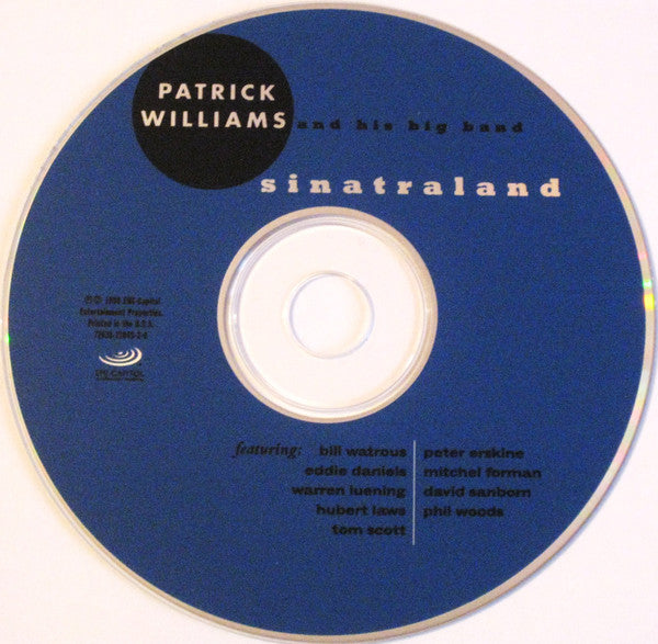 Patrick Williams And His Big Band : Sinatraland (CD, Album)