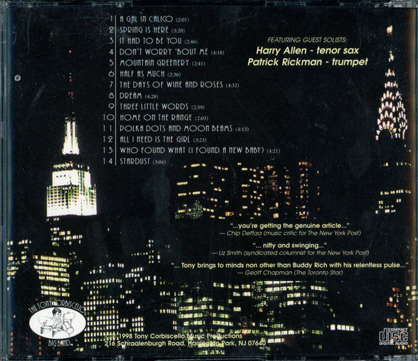 The Tony Corbiscello Big Band : It's About Time (CD)