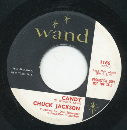 Chuck Jackson : Shame On Me / Candy (7", Promo, Bro)