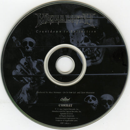 Megadeth : Countdown To Extinction (CD, Album)