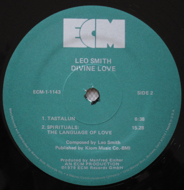Wadada Leo Smith : Divine Love (LP, Album)