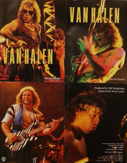 Van Halen : Hot For Teacher (7", Single, Styrene, All)