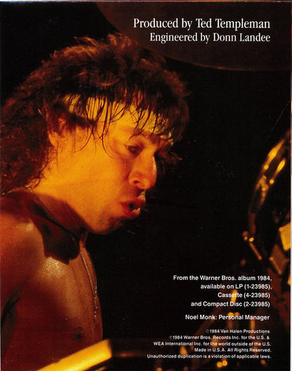 Van Halen : Hot For Teacher (7", Single, Styrene, All)