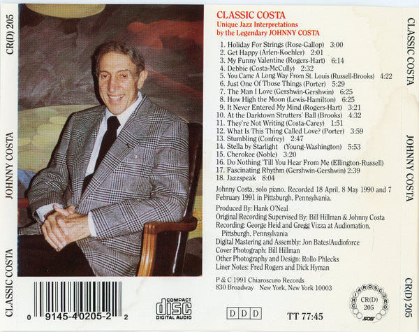 John Costa : Classic Costa (CD, Album)