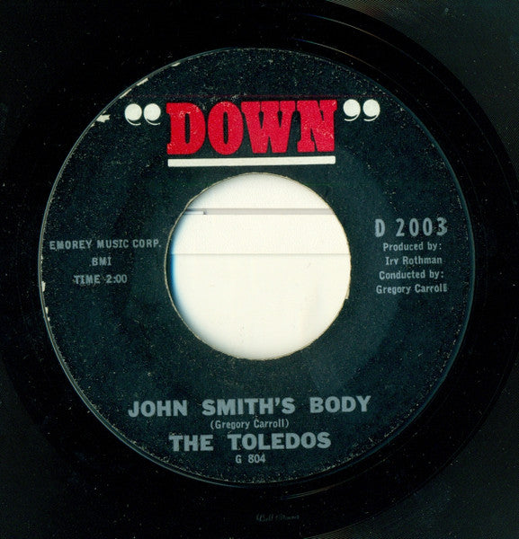The Toledos : This Is Our Night / John Smith's Body (7", Styrene)