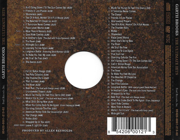 Garth Brooks : The Ultimate Hits (2xHDCD, Comp + DVD-V, Comp, NTSC)