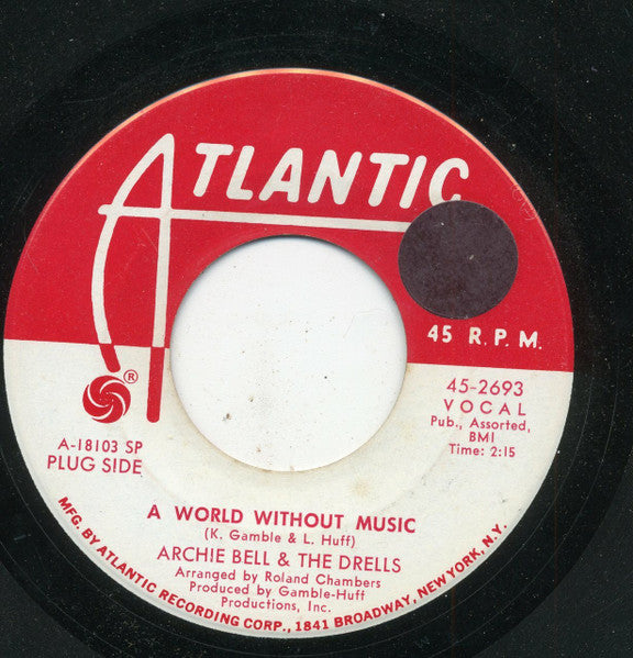 Archie Bell & The Drells : Here I Go Again (7", Single, Promo, SP)