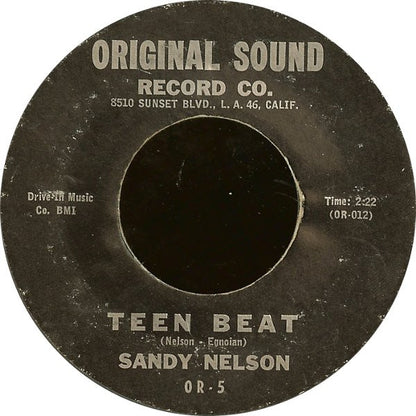 Sandy Nelson : Teen Beat (7", Single, Styrene)