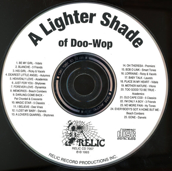 Various : A Lighter Shade Of Doo-Wop (CD, Comp)