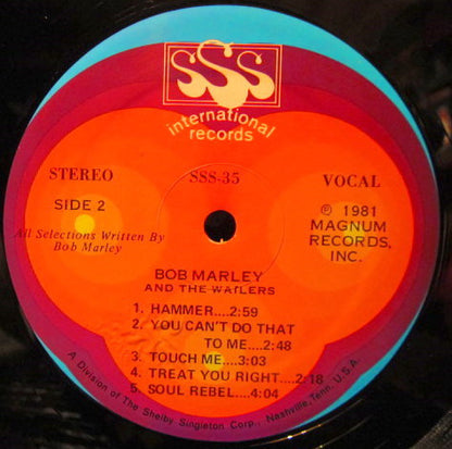 Bob Marley & The Wailers : Bob Marley And The Wailers (LP, Comp)