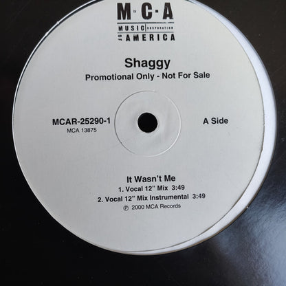 Shaggy : It Wasn't Me (12", Promo)