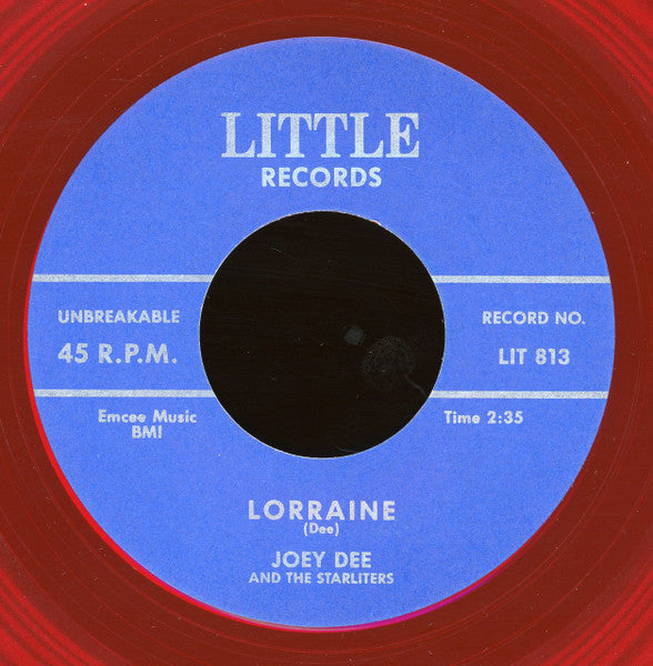 Joey Dee & The Starliters : Lorraine (7", RE, Unofficial, Red)