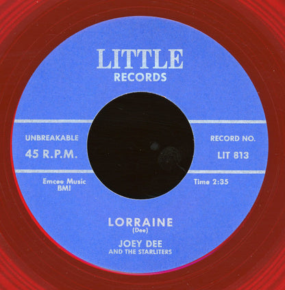 Joey Dee & The Starliters : Lorraine (7", RE, Unofficial, Red)