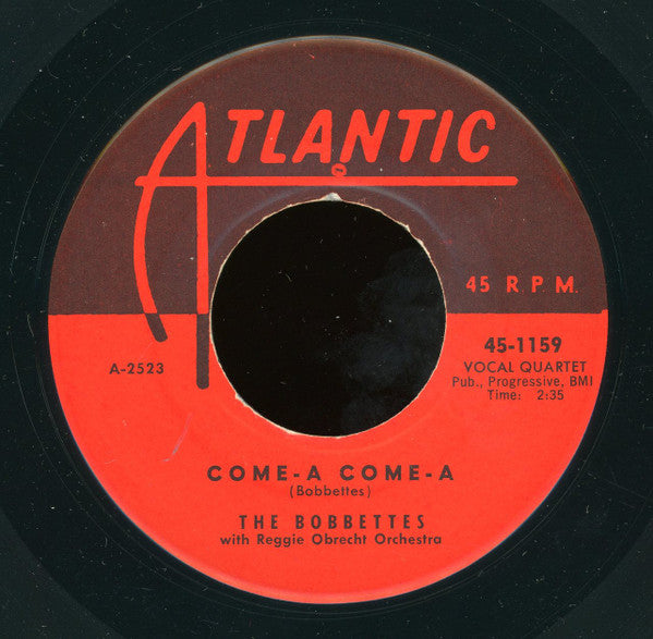 The Bobbettes With Reggie Obrecht Orchestra : Speedy / Come-A Come-A (7", Single)