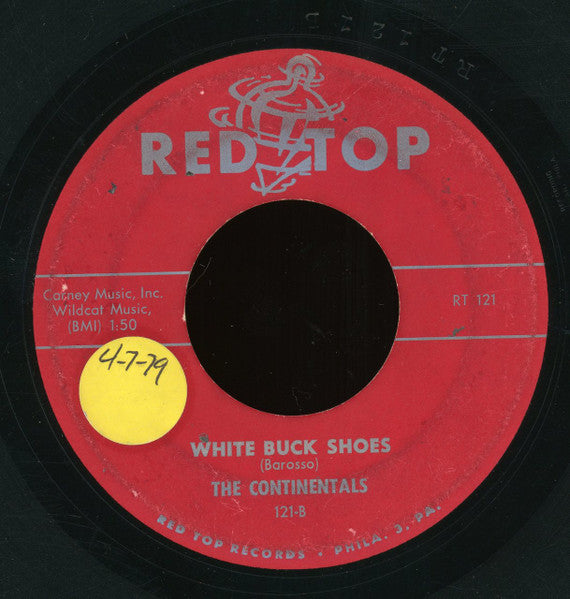 The Continentals (34) : Sad Love Affair / White Buck Shoes (7")
