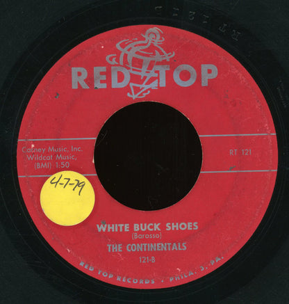 The Continentals (34) : Sad Love Affair / White Buck Shoes (7")