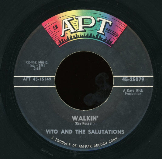 Vito & The Salutations : Walkin' / High Noon (7")