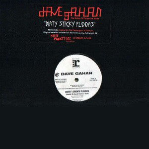 Dave Gahan : Dirty Sticky Floors (12", Single, Promo)