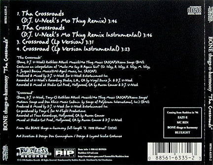 Bone Thugs-N-Harmony : Tha Crossroads (CD, Single)