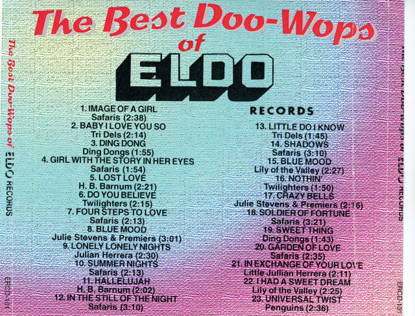Various : The Best Doo-Wops of Eldo (CDr, Comp)