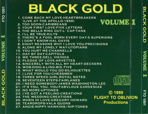 Various : Black Gold Volume 1 (CD, Comp)