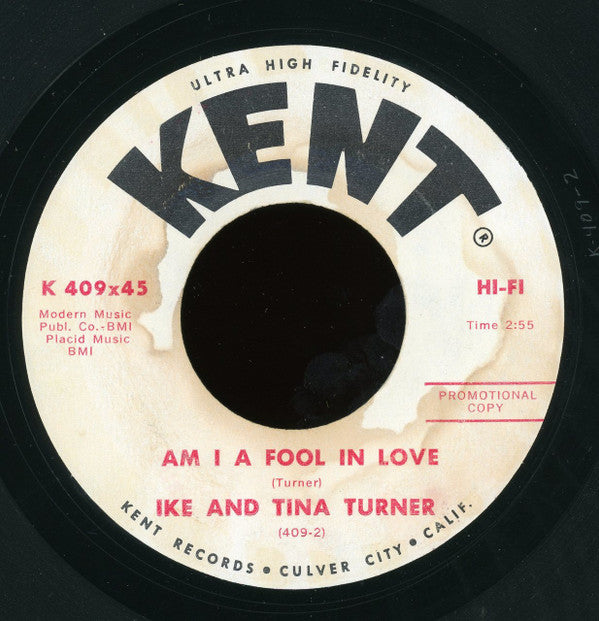 Ike & Tina Turner : Am I A Fool In Love / Please, Please, Please (7", Promo)