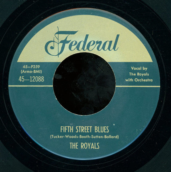 The Royals (2) : Moonrise / Fifth Street Blues (7", RE, Rep)
