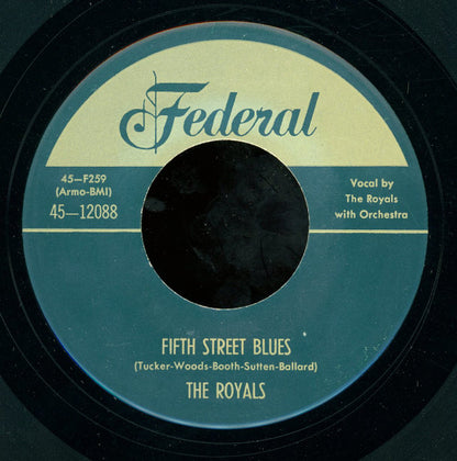The Royals (2) : Moonrise / Fifth Street Blues (7", RE, Rep)
