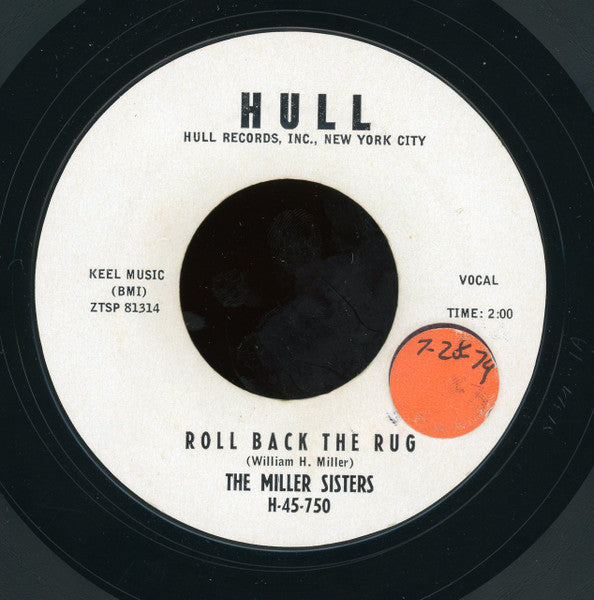 Miller Sisters (2) / Miller Sisters (2) : Roll Back The Rug / Don't You Forget (7", Styrene)