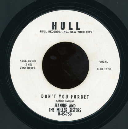 Miller Sisters (2) / Miller Sisters (2) : Roll Back The Rug / Don't You Forget (7", Styrene)
