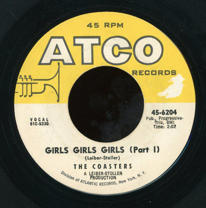 The Coasters : Girls Girls Girls (7", MGM)
