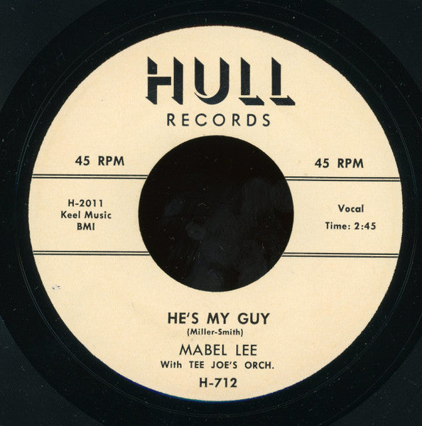 Mabel Lee (2) With Tee Joe's Orchestra : Dearest Dream / He's My Guy (7", RE)