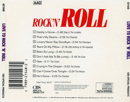 Various : Love To Rock 'N' Roll (CD, Comp)