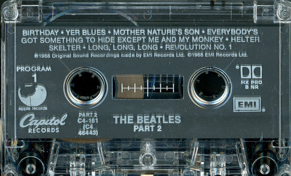 The Beatles : The Beatles (2xCass, Album, RE)