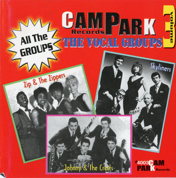 Various : CamPark Records Vol. 3 - The Vocal Groups  (CD, Comp)