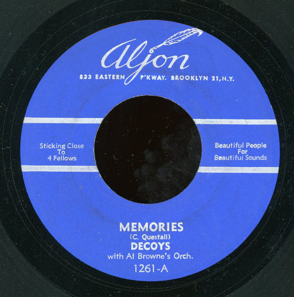 The Decoys (4) With Al Browne And His Orchestra / The Four Fellows (3) With Al Browne And His Orchestra : Memories / Happy Honeymoon (7")