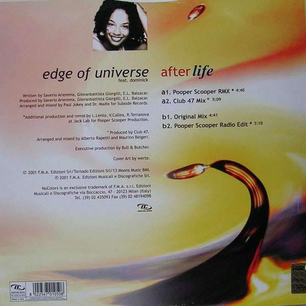 Edge Of Universe Feat. Dominick : Afterlife (12")