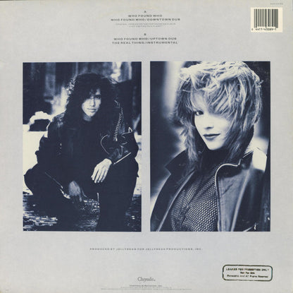 John "Jellybean" Benitez Featuring Elisa Fiorillo : Who Found Who (12", Promo)