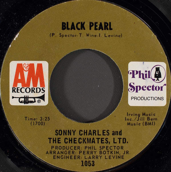 The Checkmates LTD. : Black Pearl (7", Single, Styrene, Pit)