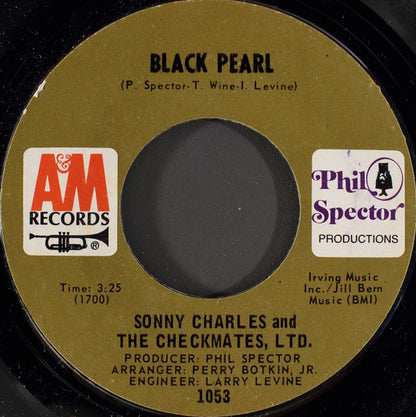 The Checkmates LTD. : Black Pearl (7", Single, Styrene, Pit)