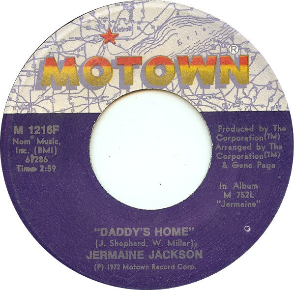 Jermaine Jackson : Daddy's Home (7", Single)
